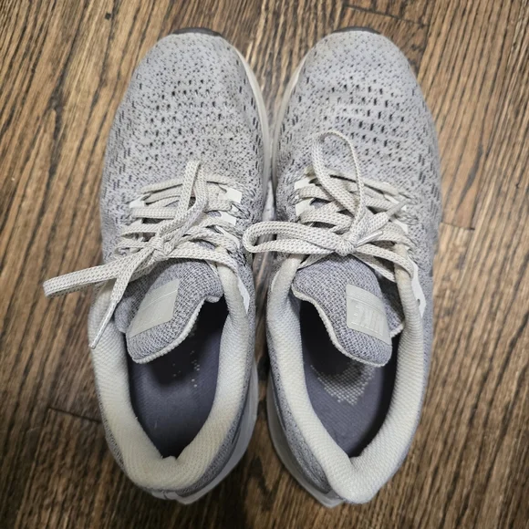 NIKE Air Zoom Pegasus 35  Gray Nylon Running Sneakers Shoes Size 7.5 - Picture 2 of 6